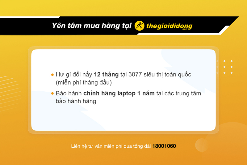 Ch&iacute;nh s&aacute;ch bảo h&agrave;nh laptop HP tại Thế Giới Di Động